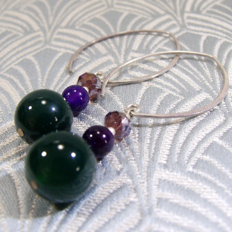 semi-precious handmade jewellery sale, sale earrings A26