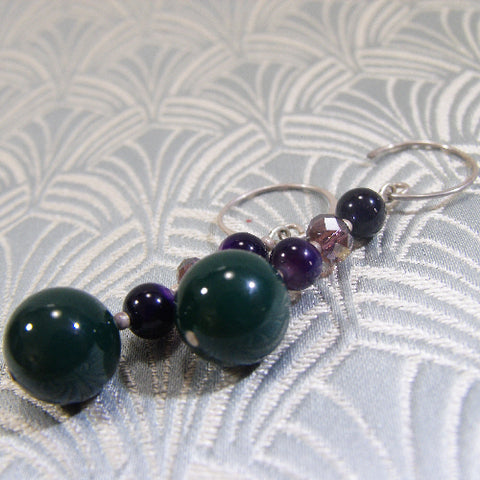 semi-precious handmade jewellery sale, sale earrings A27