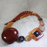 long carnelian necklace design