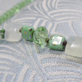 jade, crystal, czech glass beads