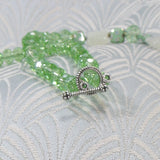 necklace clasp and crystal beads