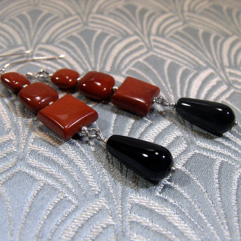 semi-precious handmade jewellery sale, sale earrings A32