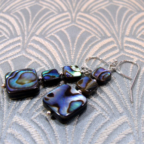 semi-precious handmade jewellery sale, sale earrings A38