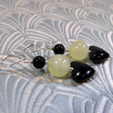 jade semi-precious stone earrings uk