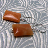 handmade orange earrings uk