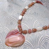 agate handmade pendant necklace uk