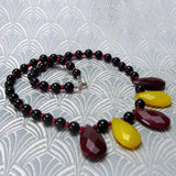 semi-precious stone jewellery necklace