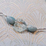 aqua quartz beads