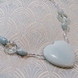 unique semi-precious stone necklace design
