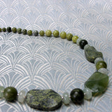 unique green jade necklace design
