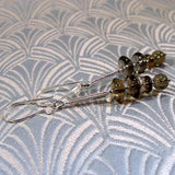 long smoky quartz earrings uk