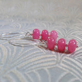 unique pink earrings