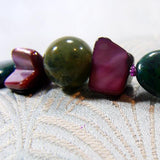 agate semi-precious beads