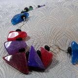 handmade agate necklace, unique agate jewellery necklace handcrafted uk