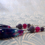 long agate gemstone bead