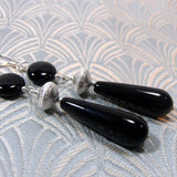 Long handmade earrings, long drop earrings, long earrings A141