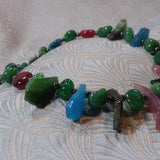semi-precious agate hematite beads