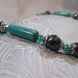 long turquoise beads